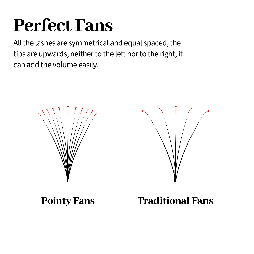 XIUSUZAKI Pointy Base Loose Fa - Eyelash Extension Medium review and price