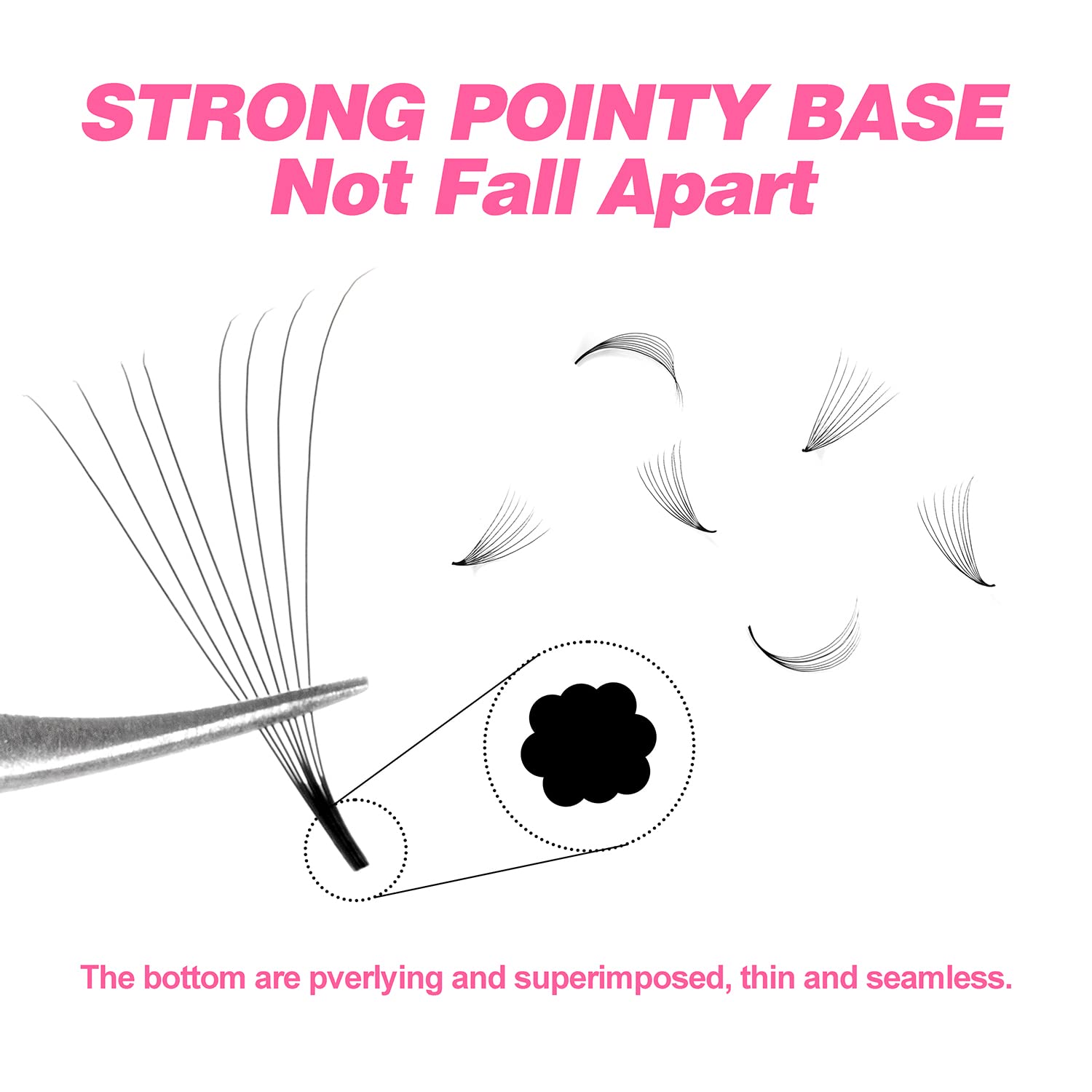 TDANCE 600 Fans Loose Fan Mixe - Eyelash Extension Medium review and price