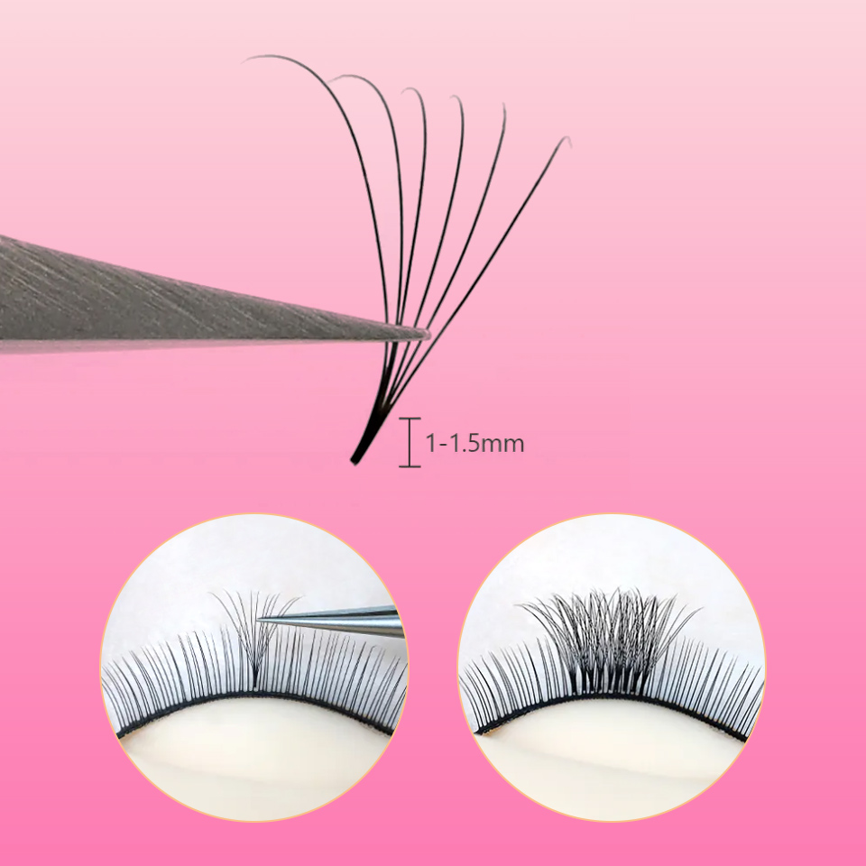 Lashprofessor 3D-40D Cluster L - Eyelash Extension Medium review and price