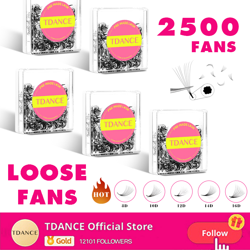 TDANCE 2500Fans Pointy Base Lo - Eyelash Extension Medium review and price