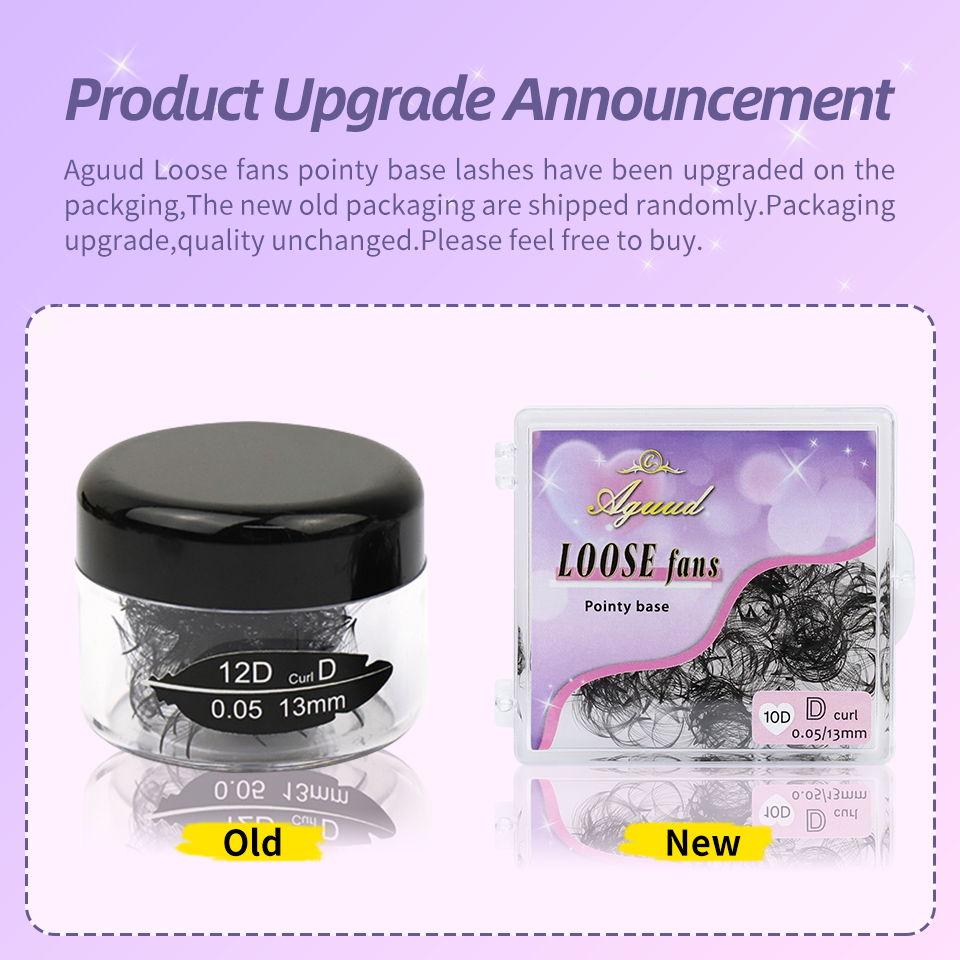 AGUUD 3D to 40D Thin Pointy Ba - Eyelash Extension Medium review and price