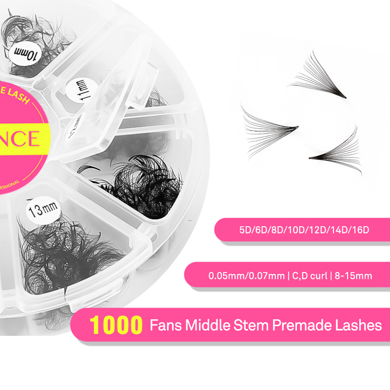 TDANCE 1000 Fans Loose Fan Mix - Eyelash Extension Medium review and price